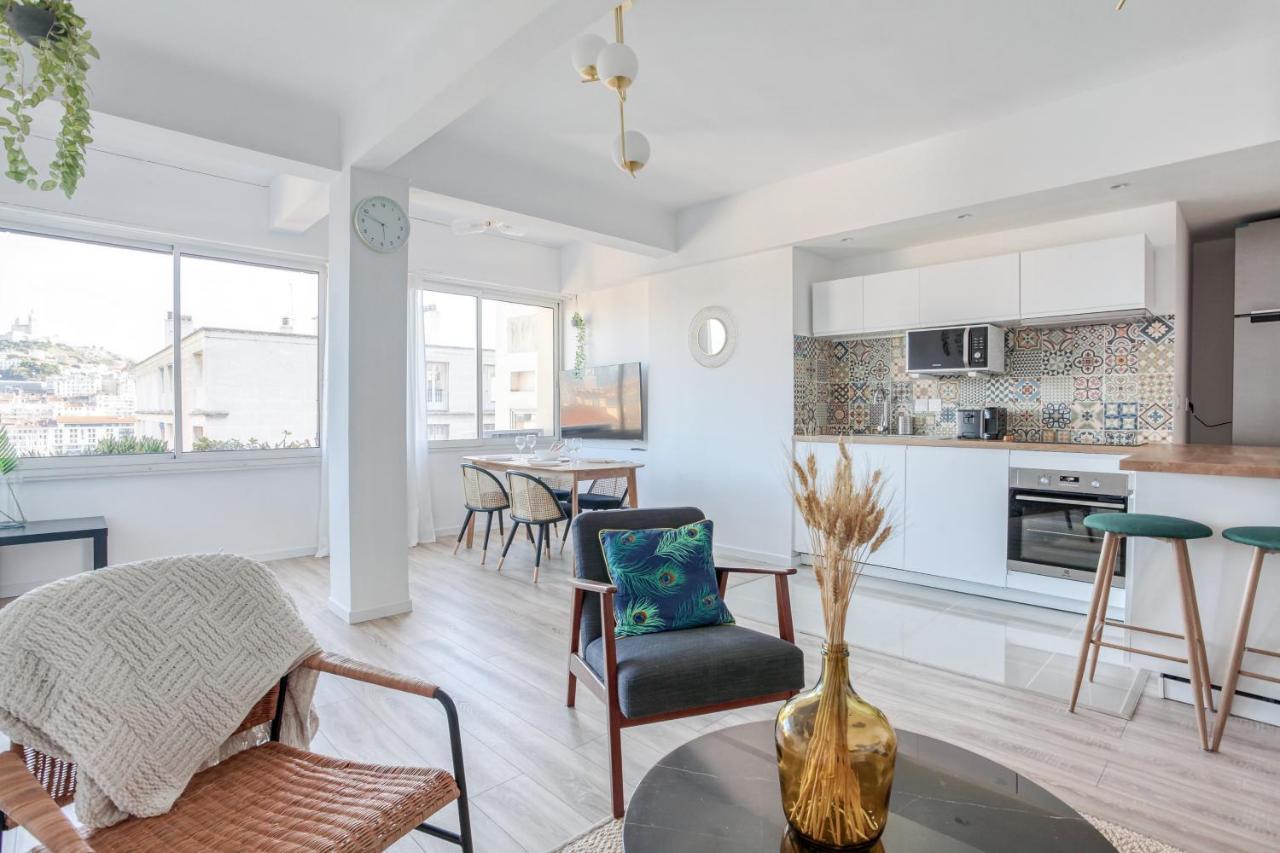 South Gate - Superbe Appartement Avec Vue Sur Notre Dame De La Garde Marsiglia Esterno foto